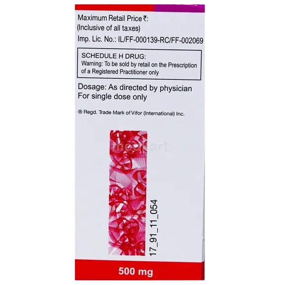 ferinjet 500mg injection 10 ml